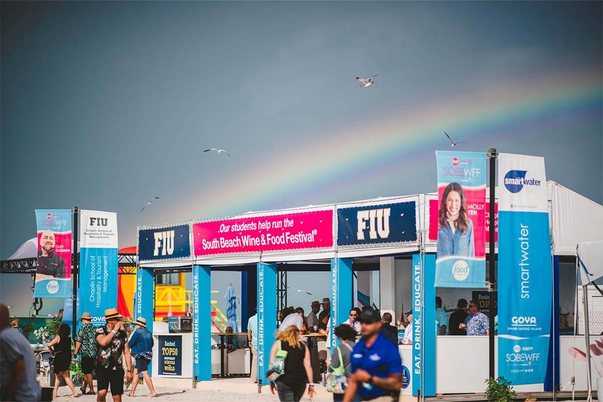 The entrance of the SOBE Wine & Food Festival