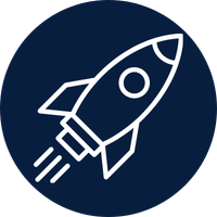 Bottle rockets experiment icon