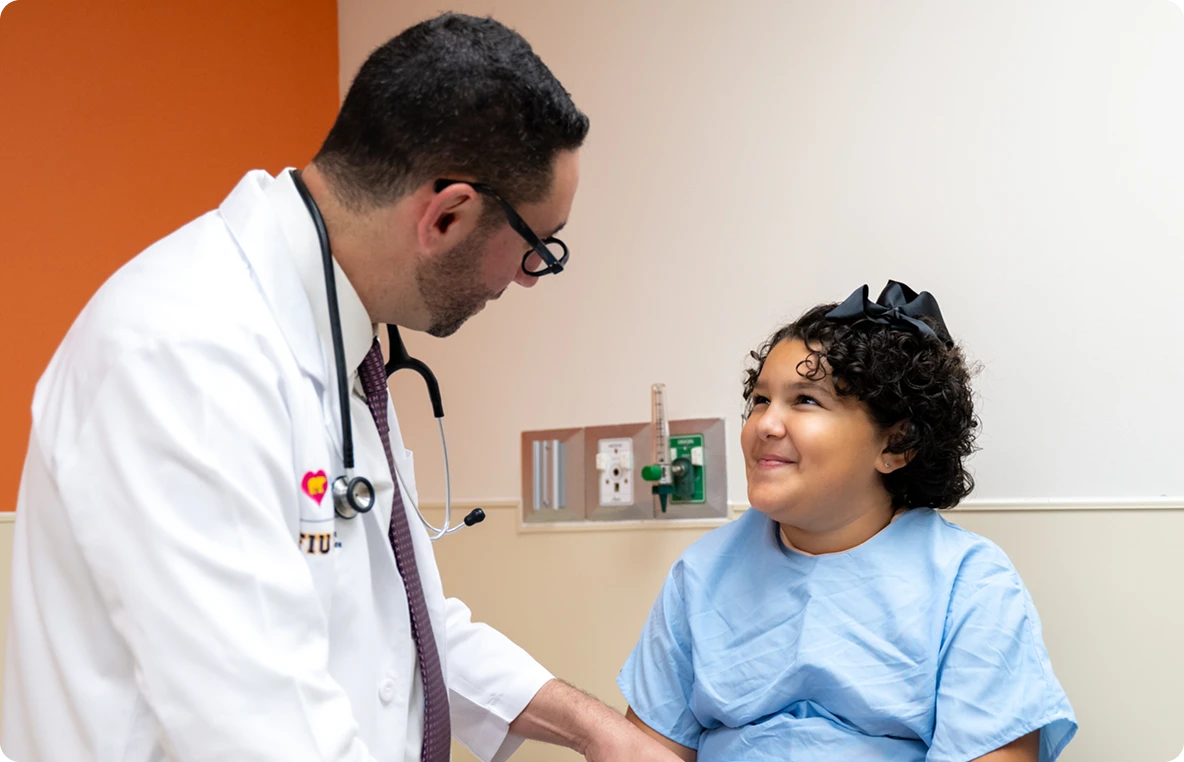 Dr. David Kalfa with patient