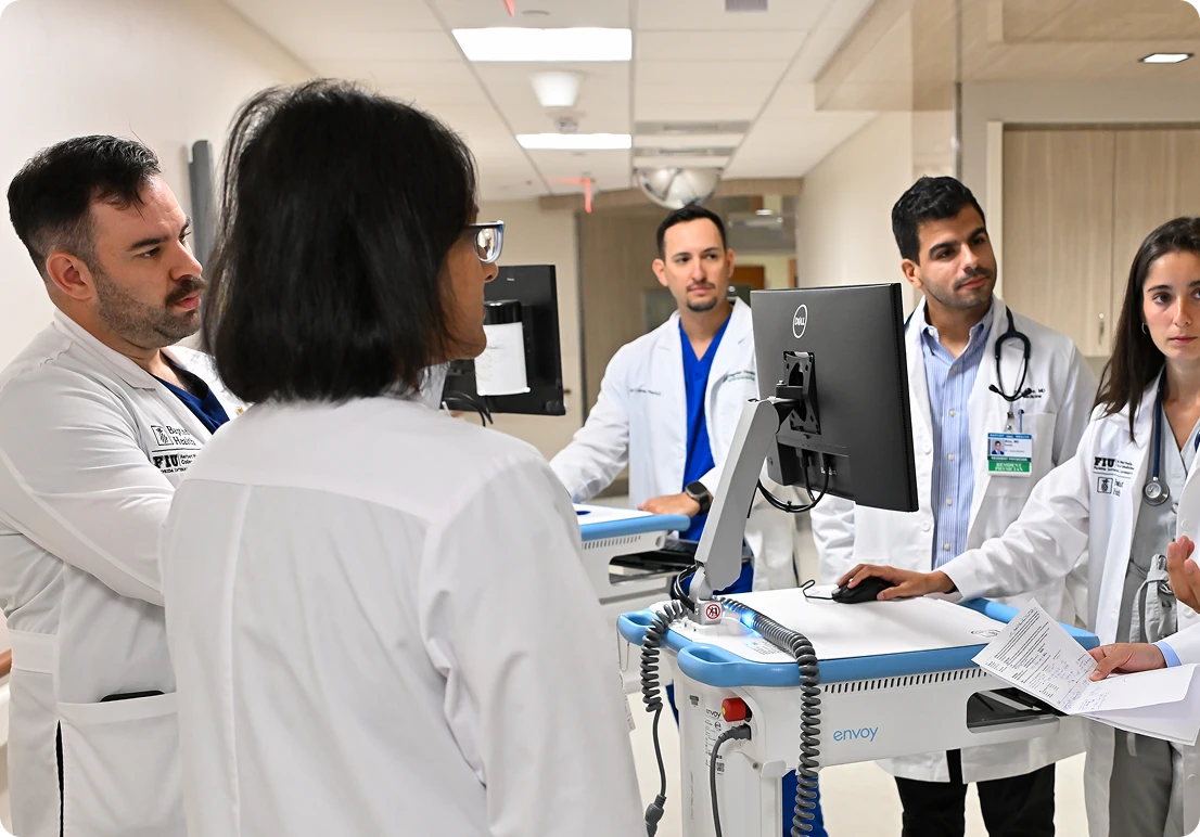 FIU Residents with FIU-Baptist doctors