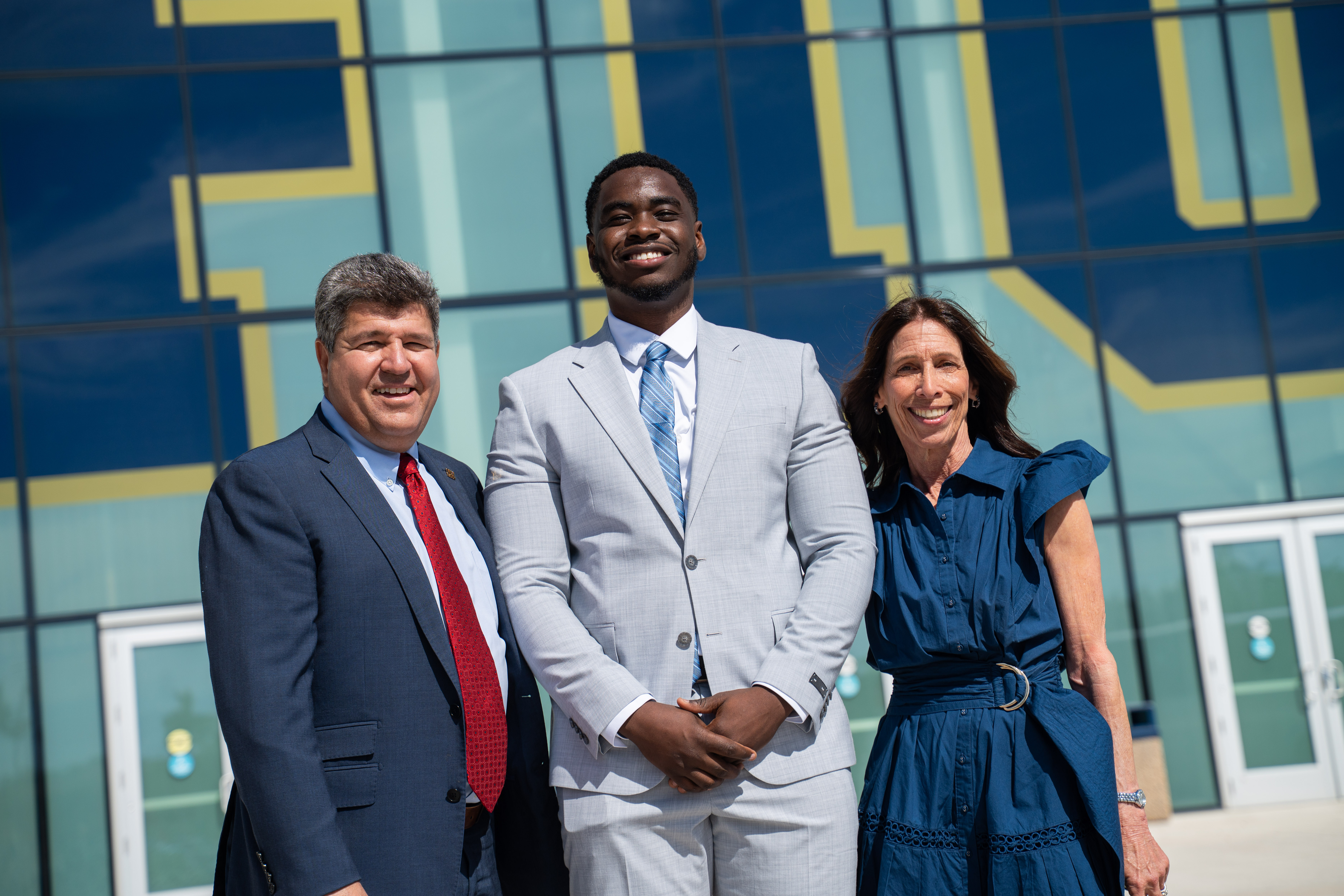 Ronscardy Modesir, MD, with Albert Tano, MD, and Debbie Tano