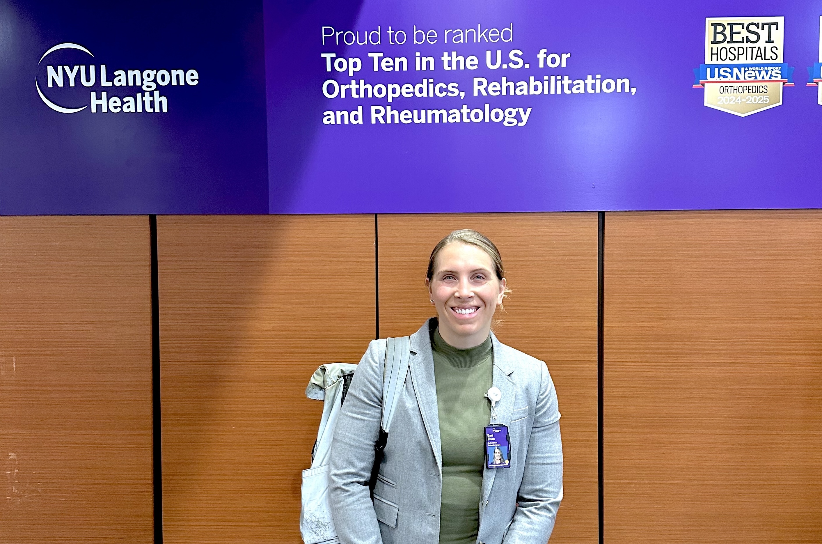 Dani Olsen at fellowship site