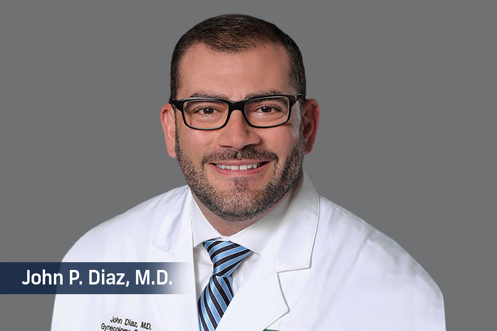 John P. Diaz, M.D., new chair of the Department of OB-GYN at FIU Med
