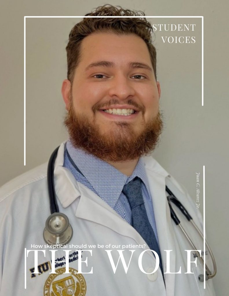 Student Voices cover image featuring Juan C. Alvarez M3
