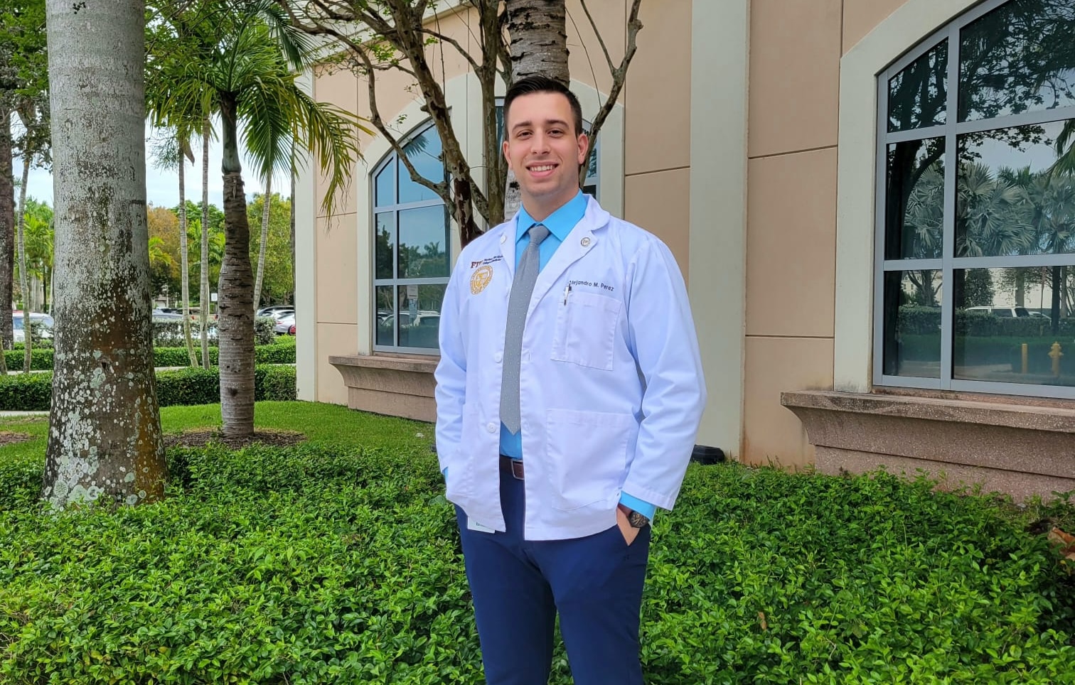 Third-year medical student Alejandro Perez is taking a gap year to conduct research.